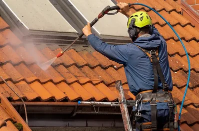 Démoussage et hydrofuge de toiture à Berbiguières